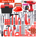 Children’s Tool Set with Electric Toy Drill – Kids Construction & Pretend Play Kit